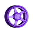 lotus racing wheel.STL Lotus Racing wheel + Toyo R1r tire