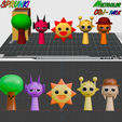 318863331311.png Pacote de modelos 3D Sprunki Incredibox - Personagens multicoloridos AMS para impressão 3D (OBJ) | Sprunki Melodies