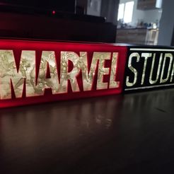 126816246_206062884261332_1483111611386152665_n.jpg Fichier STL Light litho MARVEL STUDIOS lamp・Modèle à télécharger et à imprimer en 3D
