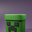 Maceta-Creeper.png Pack of Minecraft inspired flowerpots
