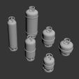 bottle_1.jpg Gas Bottles - 1/24 - Scale Model Accessories