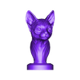 Sphynx Cat_Head_AM08.obj Sphynx Cat Head AM08 3D print model