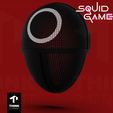5.jpg MASK- MASK SQUID GAME - SQUID GAME SOLDIER MASK - SQUID GAME SOLDIER MASK FANART (FOLDABLE ) -  COSPLAY - SQUID GAME SOLDIER MASK