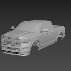 1.jpg Archivo 3D Dodge Ram 2500 2020 Body For Print・Diseño de impresora 3D para descargar, Andrey_Bezrodny
