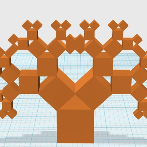 Pythagoras Tree (1:1:Sqrt2)