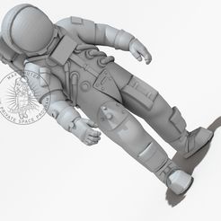 Bildname0036.jpg Free STL file Apollo Astronaut (The Original)・3D printer model to download