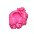1번 핑크.JPG Skull tealight holder by TITAN Corporation