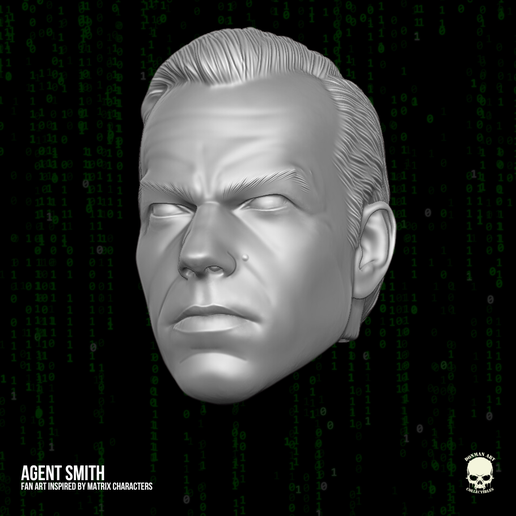 🪖 Agent Smith - Matrix 3D printables for action figures・ STL File for ...
