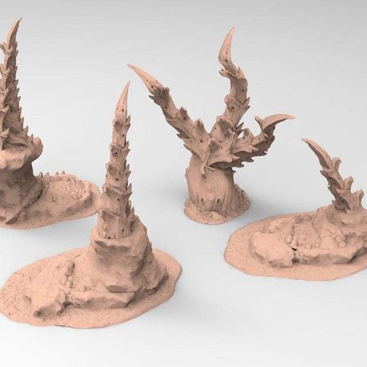 tyty tyran tyranid 40k starship trooper notable small terrain remix Part 4 3D model