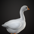 IMG_0263.png 8inch Porch Goose, Desk Goose, Companion Buddy, Outdoor & Indoor statue, Yard Art, Cute and Funny Goose Gift - COMMERCIAL LICENSE!!