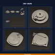 03_angles.png Vinyl & Vintage Audio Bundle - 5-Model STL Bundle