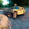 3006_1.jpg 3D PRINTED RC CAR HMMWV (Humvee Hummer) BODY 2 in 1 set BY AN3DRC