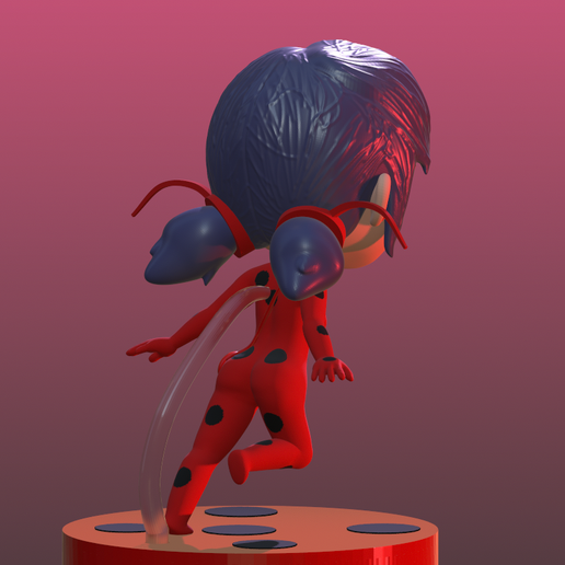 🐞 LADYBUG /COCCINEL/ THE LADYBUG/ TENTOU-MUSHI CHIBI (MIRACULOUS ...