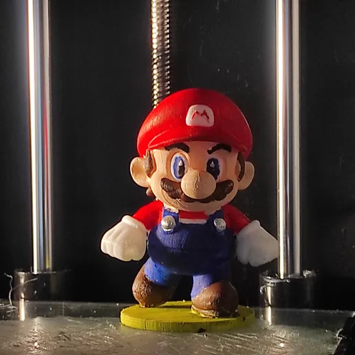 🎨 Super Mario - 4 cores AMS - boneco de secretária colecionável