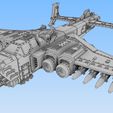 AI Marauder Destroyer Scaled.jpg STL file Sci-fi Lancaster Bomber・3D print object to download
