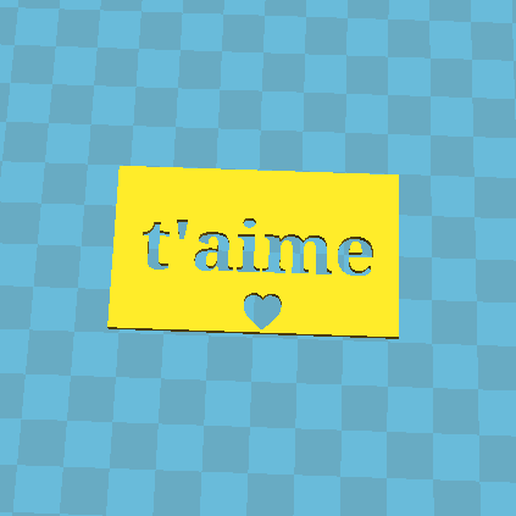 Say I love you 3D model