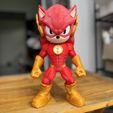 IMG_0153.jpg Speed Force Sonic - sonic x flash Fan art (no ams-multiparts/3mf)