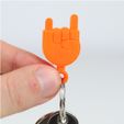 Artboard-8-100.jpg Free STL file PRINT-IN-PLACE ROCK 'N' ROLL KEYCHAIN・3D printer model to download