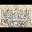 K_-(7).jpg CNC 3d Relief Model STL for Router 3 axis - The Last Supper