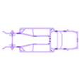 66 Chevelle chassis_stock_rear_w_suspension_115inch_wb_1_12.stl '66 Chevelle Tubbed Chassis