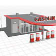 Station-43-32.png Gas station in scales 1:35, 1:43, 1:48, 1:50, 1:55, 1:64 & 28 mm assembly kit