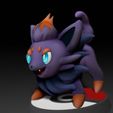 Zorua01.jpg Zorua - POKÉMON FIGURINE - POKÉMON UNITE