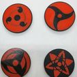 20231015_144000.jpg Sharingan eyes - Magnets - Multicolor