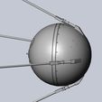 dfgdgfgdffdg.jpg Sputnik Satellite 3D-Printable Detailed Scale Model