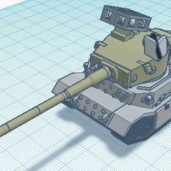 89882b7c-79a5-4104-866c-934bade2a630.jpg Fichier STL Tiger P Sandsturm World of tanks (1/100)・Modèle pour impression 3D à télécharger