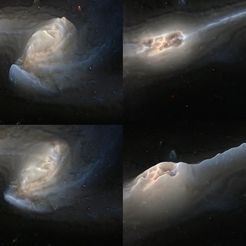 IMG_20221228_094220_096.jpg STL file NGC 4676 Galaxy 3D software analysis・3D print object to download