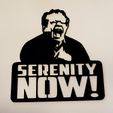 Serenity-Now-Pic1.jpg Serenity Now Seinfeld Frank Costanza Silhouette Wall Art Jerry Stiller