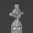 celtic-cross-monument2.jpg Celtic cross monument with skulls