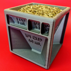 1.PNG Download free STL file Dosing cube • 3D printable design, TOUT-A-1-EURO