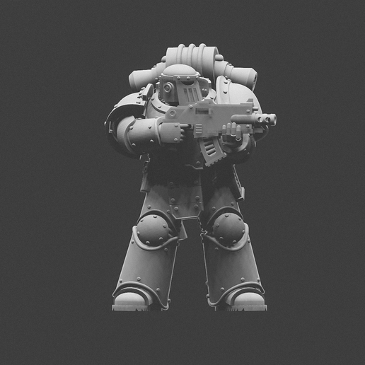 🔥 UPSCALED Rivet armor fire squad・ 3D File for 3D printing・Cults