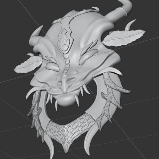 🐉 Dragon Mask・ STL File for 3D printing・Cults