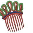 Hair-comb-11-v4-02.png FRENCH PLEAT HAIR COMB Multi purpose Female Style Braiding Tool hair styling roller braid accessories for girl headdress weaving fbh-11A 3d print cnc