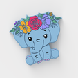 ef1.png elephant with flower bath bomb mould