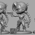 jinx-render-7.jpg Jinx Chibi STL Figure – 3D Printable Fan Art