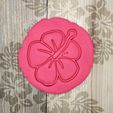 1.jpg TROPICAL FLOWER - TROPICAL COOKIE CUTTER - HAWAIIAN FONDANT OR COOKIE CUTTING PLATE