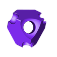 Mainbody_half_simple.stl Cube Spinner with Ball-Vertices