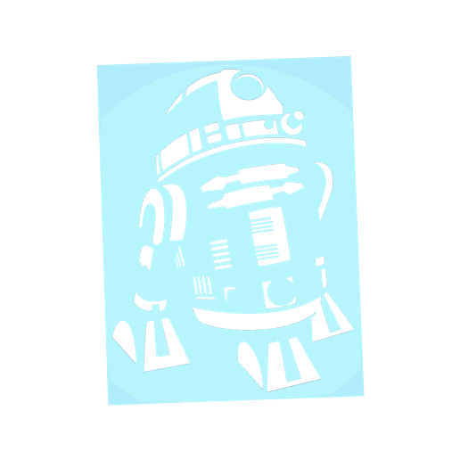 R2D2 STENCIL 3D model