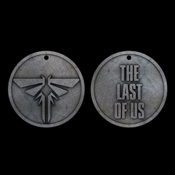 LAST-OF-US-PENDANT-textured.png The Last of Us Firefly Pendants / Keychain