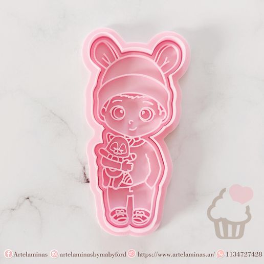 Cortante para galletas Niño Nene