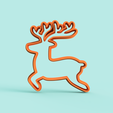 reindeer-deer-cookie-cutter-christmas-stl.png reindeer deer christmas cookie cutter