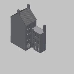 Dreifensterhaus_4.jpg Free 3D file City house - Stadhaus・3D print object to download