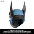 6A.png Batman Immortal Legend Helmet 3D Model - Improved Details & Custom Version Fan Made