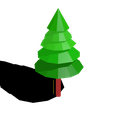pine tree.png Low poly 3D tree model