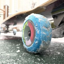 tempImagehQsWGg.jpg STL file All-terrain longboard tire・Model to download and 3D print
