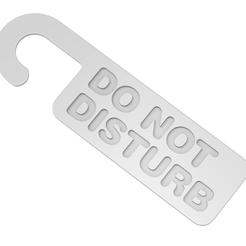 untitled.4754.png STL-Datei Do Not Disturb Door Hanger・3D-druckbare Vorlage zum herunterladen