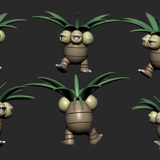 🐉 Pokemon - Exeggutor with 2 poses・ STL File for ・Cults